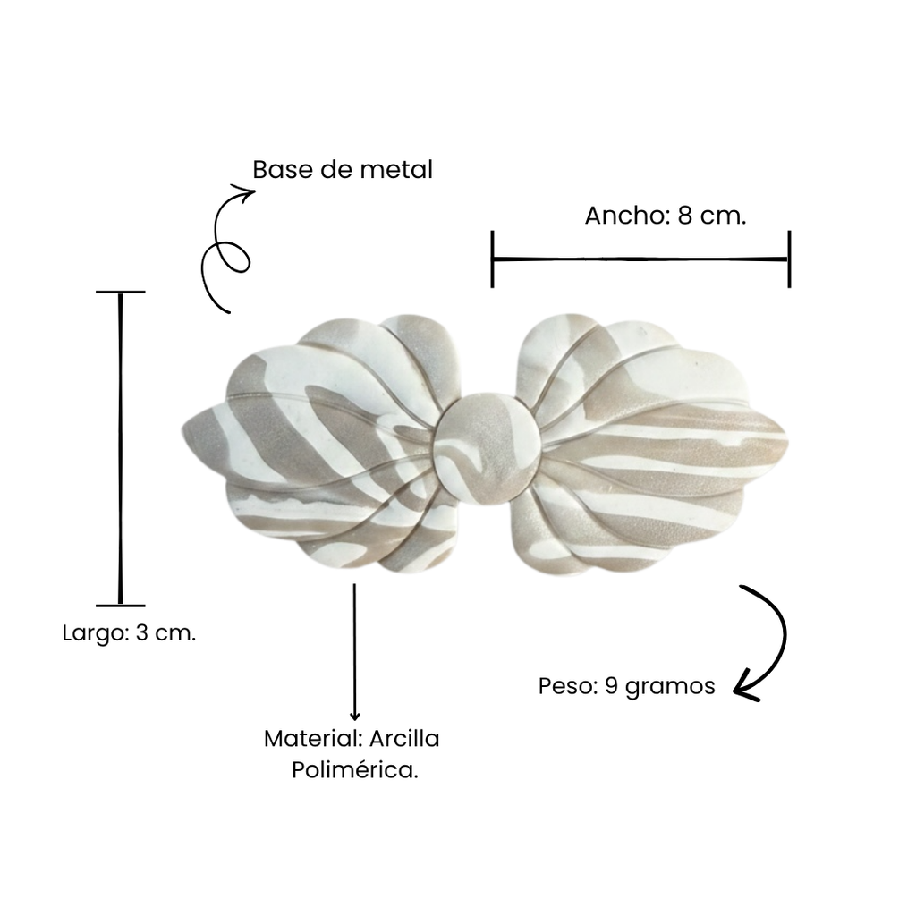 Hairclip | White Pearl