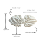 Hairclip | White Pearl