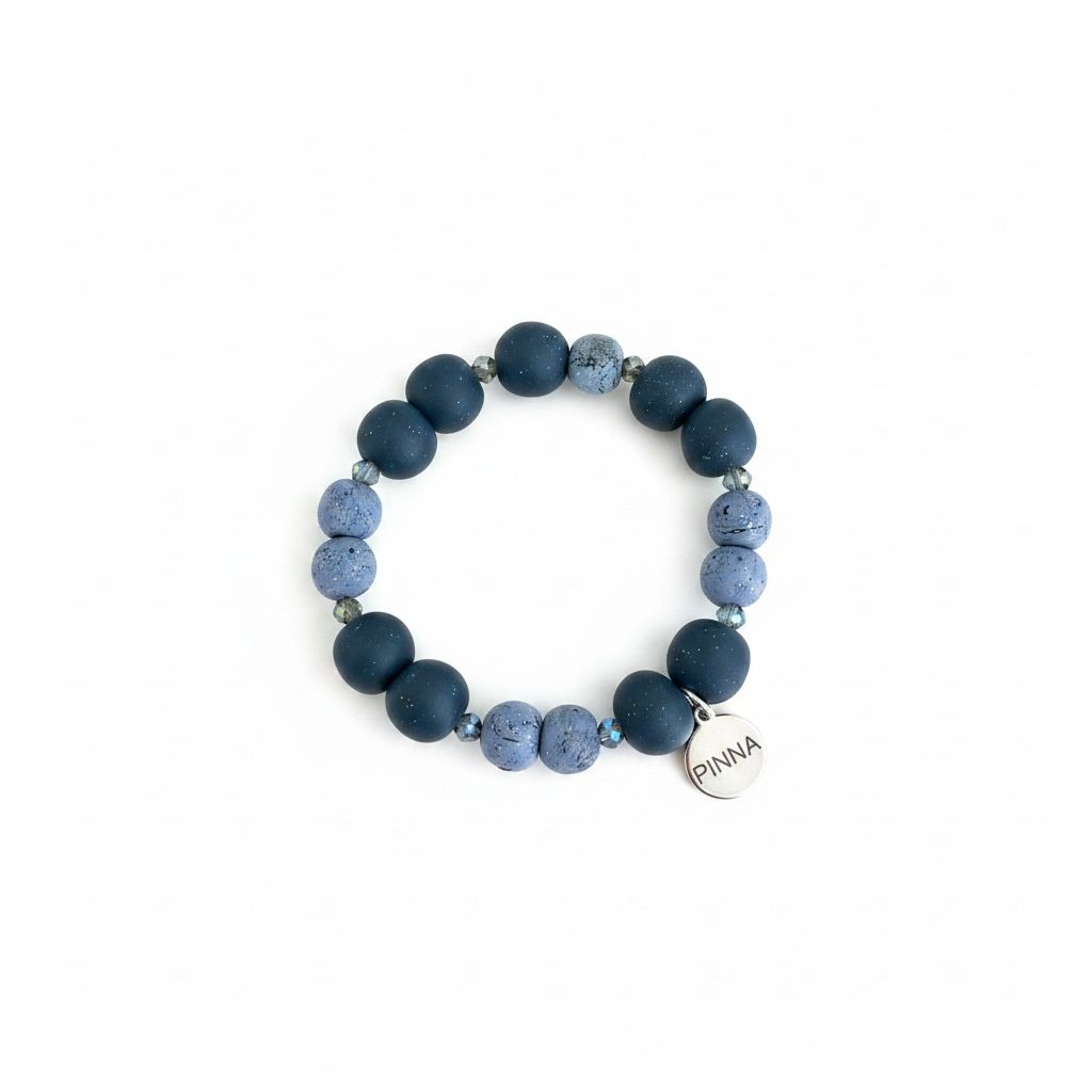 Pulsera | Blue sky marble