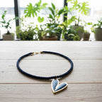 Collar | Blue Galaxy Heart