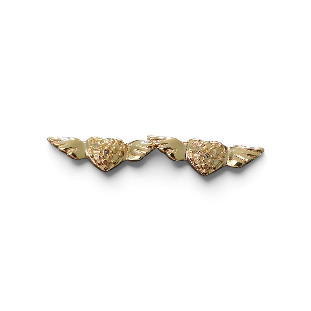 Mini corazón alado | Oro