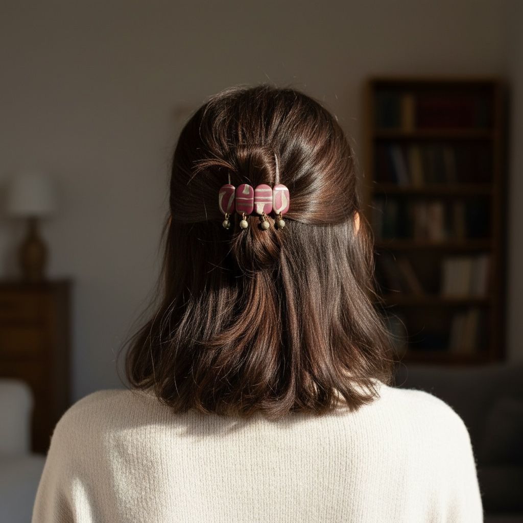 Hairclip | Wine Golden