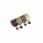 Hairclip | Golden Wine Lines