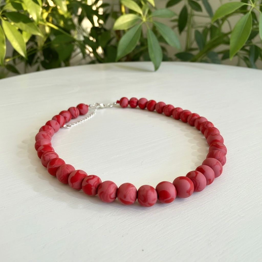 Collar | Rojo & Rosa