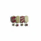 Hairclip | Golden Wine Lines