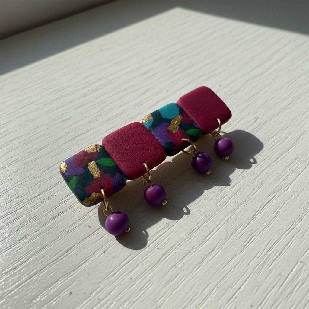 Hairclip | Fucsia Black Colors