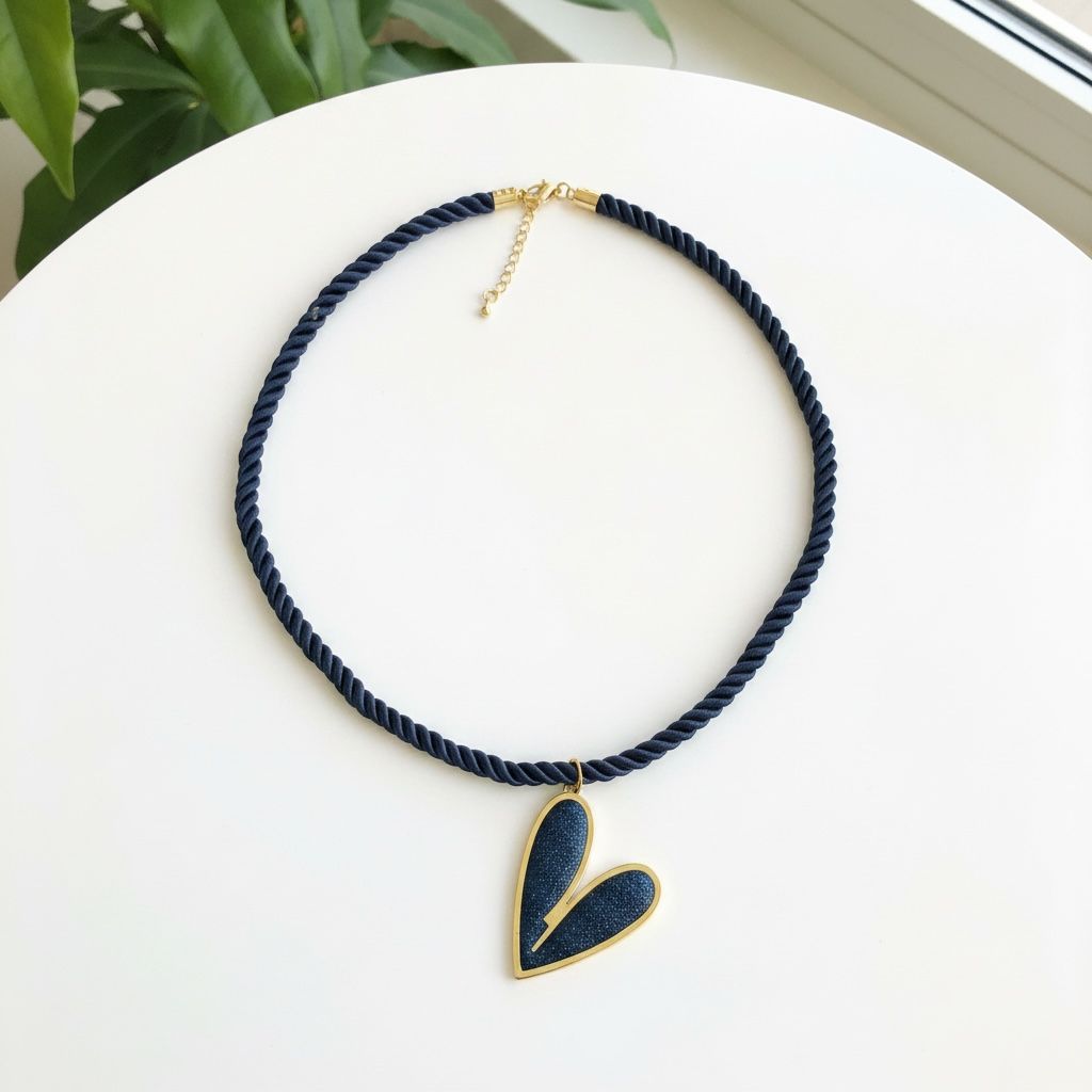 Collar | Blue Galaxy Heart