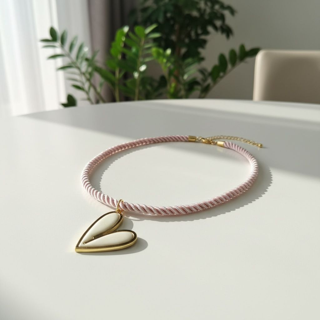 Collar | Pink & Pearl