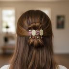 Hairclip | Golden Wine Lines