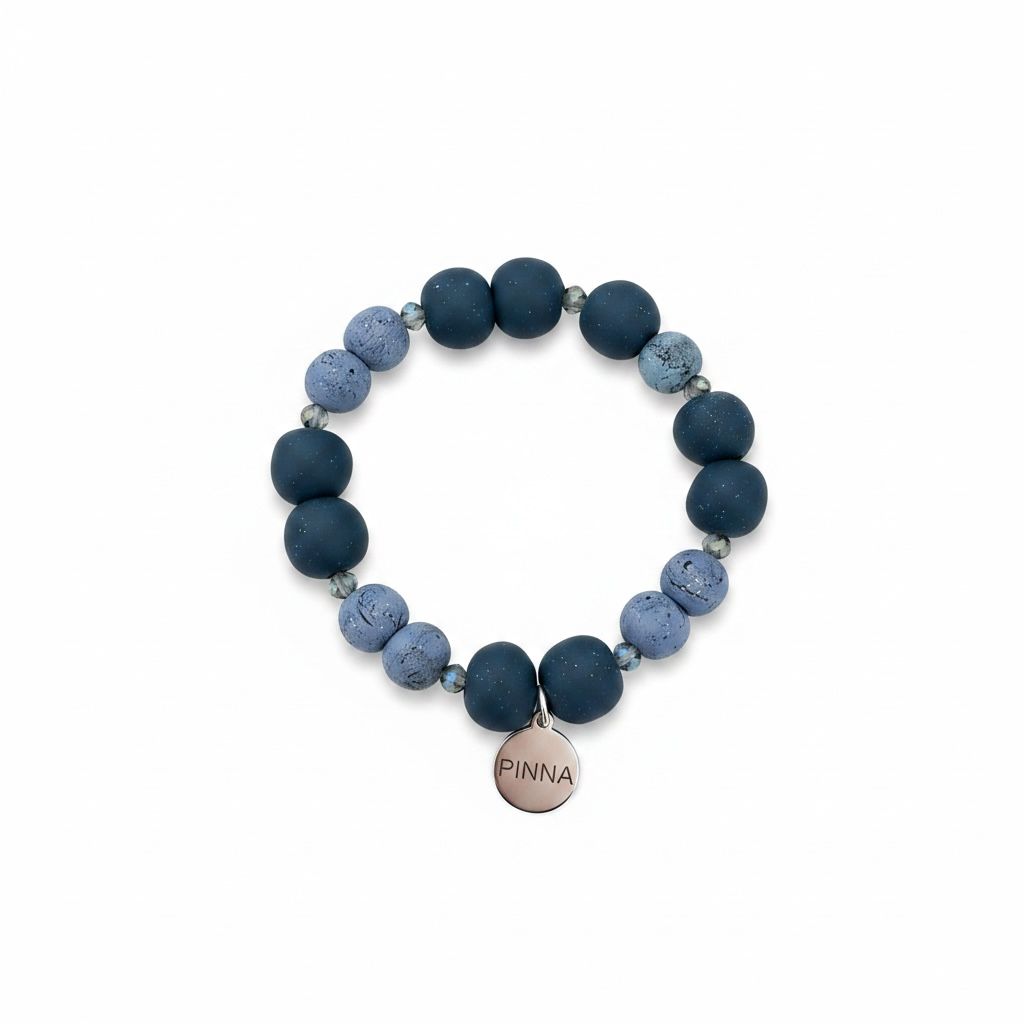 Pulsera | Blue sky marble
