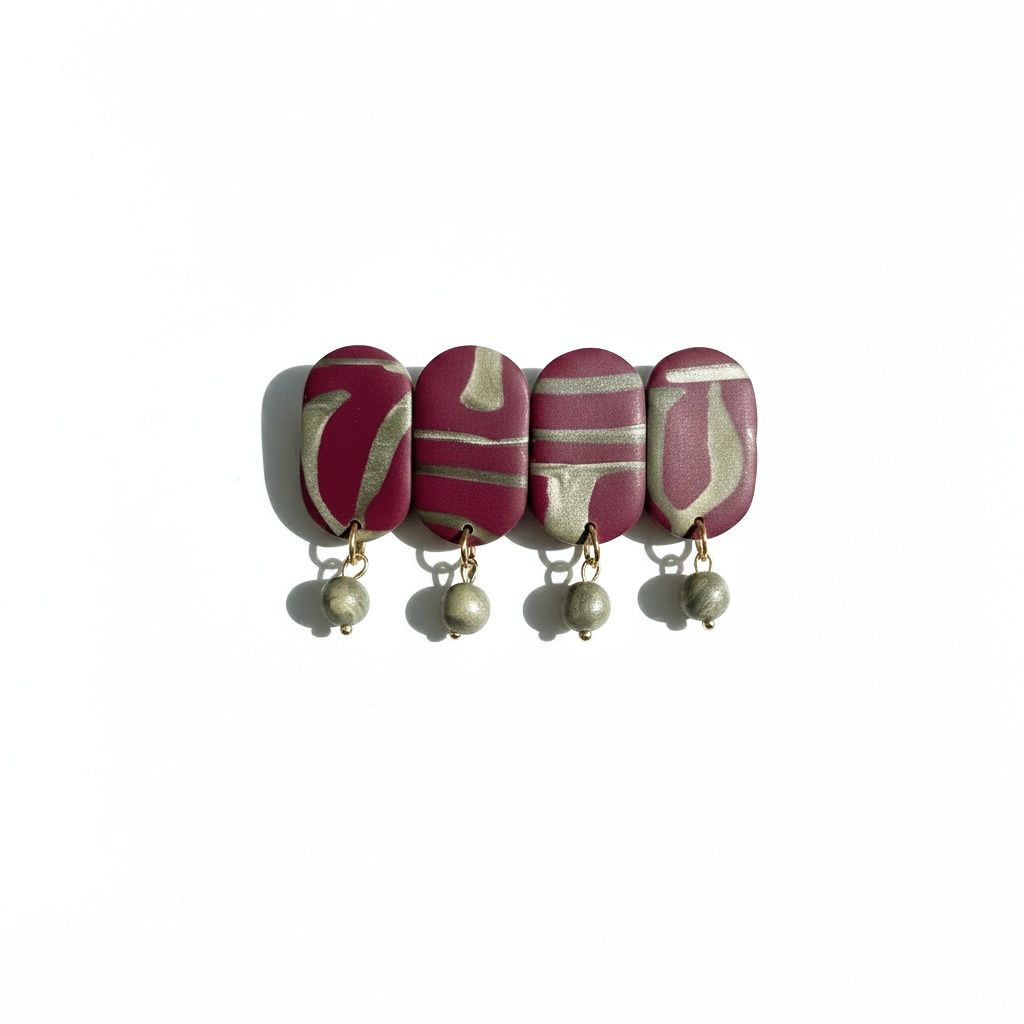 Hairclip | Wine Golden