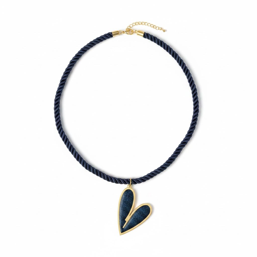Collar | Blue Galaxy Heart