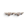 Mini corazón alado | Plata