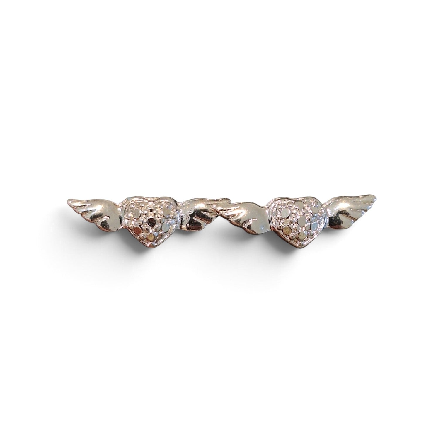 Mini corazón alado | Plata